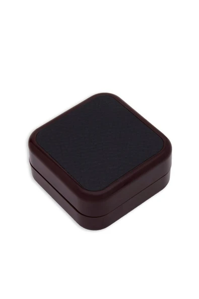 Brianze Premium Kutulu Gri Özel Tasarım Kol Düğmesi ve Kravat İğnesi Set - 3