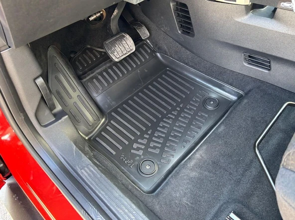 Rizline Opel Frontera Elektrikli  2025 ve Sonrası 3D Havuzlu Paspas Siyah - Resim 2