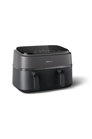Philips Airfryer 3000 Serisi NA350/00 Çift Hazneli 9 lt Yağsız Fritöz - Resim 4