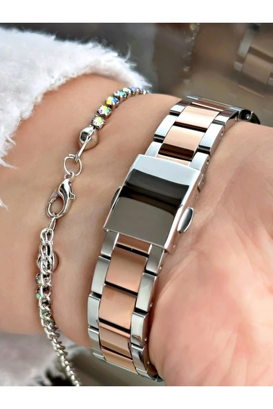 Ferrucci FC 0525 03561M.03 Çelik Kordon Kadın Kol Saati - Resim 3