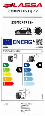 235/50R19 99H COMPUTES HP/2 LASSA - 4
