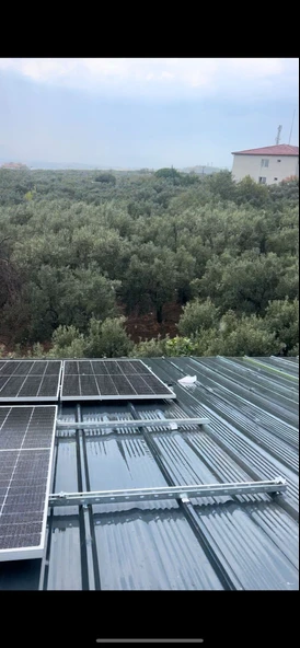 Güneş Paneli Montaj Aparatı 8 Panel İçin 18 Adet 30 cm Profil 18 Adet Klemp - 3