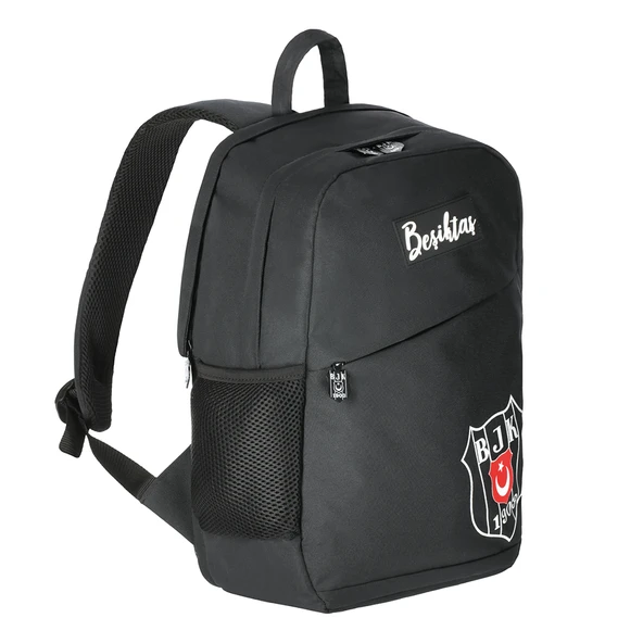 Beşiktaş Lisanslı Gümüş Logo Detaylı Comfort Okul Sırt Çantası 25334 - 2