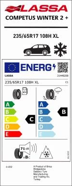 235/65R17 108H XL COMPETUS WINTER 2 LASSA - 3