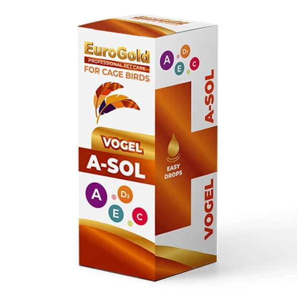 Eurogold Vogel A-Sol Kuşlar İçin Bağışıklık Güçlendirici Damla 50ml ürün görseli