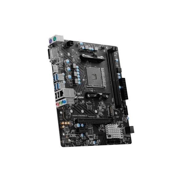 MSI B450M-A Pro Max II AMD B450 4133 MHz (OC) DDR4 Soket AM4 mATX Anakart - 4