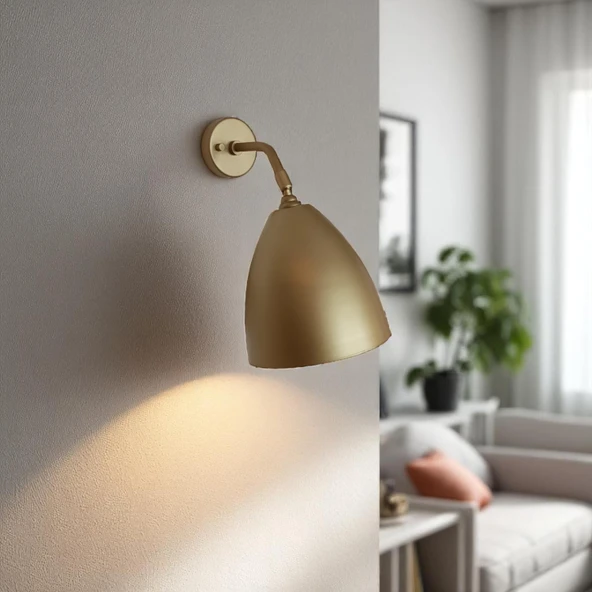 Berlon Oynar Başlıklı Gold Aplik - 2