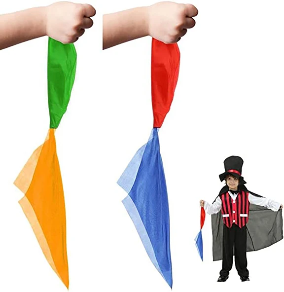 Renk Değiştiren Sihirli Mendil Sihirbazlık Oyunu - 1