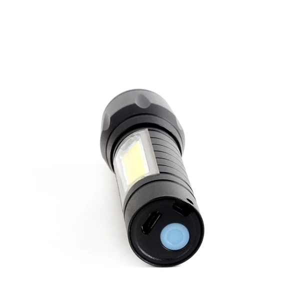 Mini Çok Güçlü Şarjli El Feneri Xpe-Cob Led Wt-030 - 4