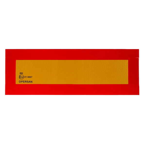 Mega Oto Market Opersan Reflektör Çekici Römork Tır Kamyon Tabel 1 mm Aluminyum Sac 19,5x56,5 cm Uzun Dikdörtgen 1 Adet