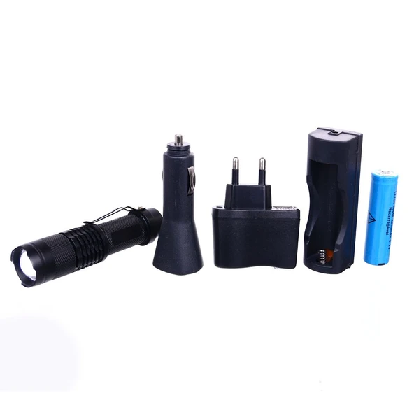 Orjinal 800 Lümen T6 Şarjlı EL Feneri Wt-086 - 4