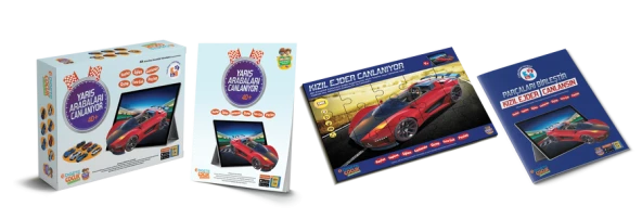 Yarış Arabaları Canlanıyor, Canlanan kitap "Arttırılmış Gerçeklik Teknolojisi'yle hazırlanmıştır." - 8