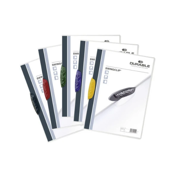 Durable Swingclip 30 Sayfa Sıkıştırmalı Dosya - 1