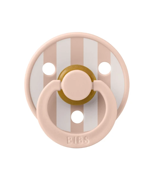 Bibs Studio Colour Block Kauçuk Emzik 6-12 Ay Blush / Ivory