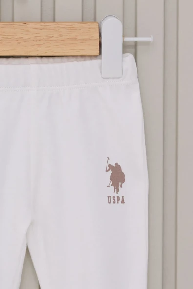 U.S Polo Bebek 3'Lü Takım USB2023 Krem - 3