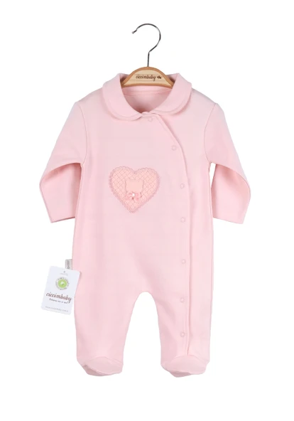 Ciccim Baby Kalpli Ayıcık Patikli Tulum 4750 Pembe - 1