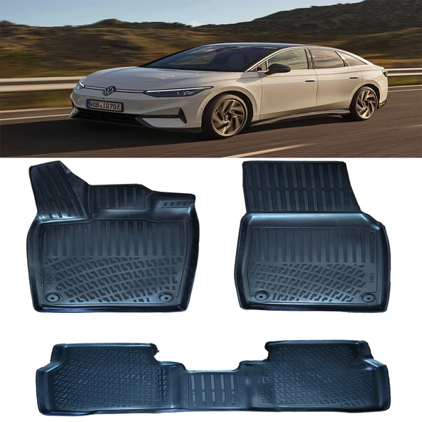 Rizline Volkswagen ID.7 Elektrikli 2023 Ve Sonrası 3D Havuzlu Paspas ürün görseli