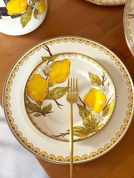 Miss Betty Linda 2li Pasta Tabağı 20CM MİSS-9663-19 ürün görseli 1