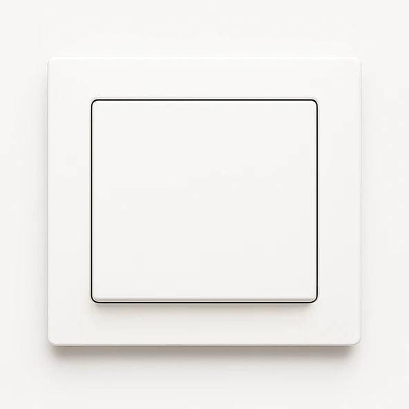 Karen Serisi Tekli Elektrik Anahtarı Modülü ve Çerçeve Seti