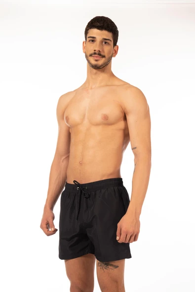 Gd Goldoremi 2150 Erkek Bağcıklı Düz Mayo Deniz Şortu - 2