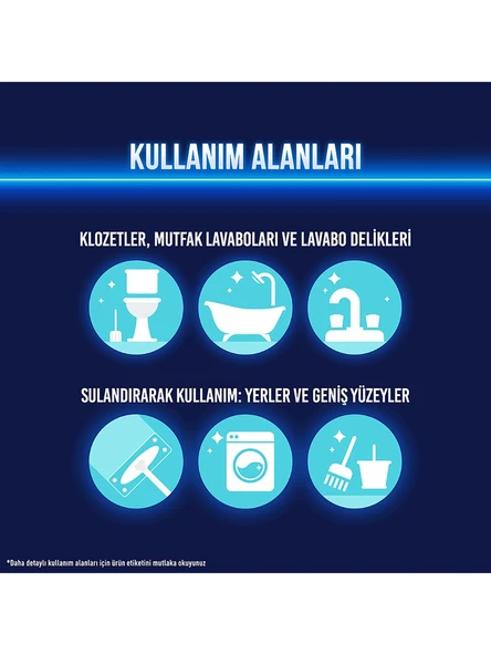 Domestos Çamaşır Suyu Çam Ferahlığı 1850 Ml - 6
