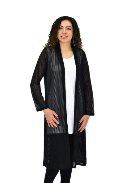 Kadın File Uzun Kol Hırka BGL-ST04664 ürün görseli