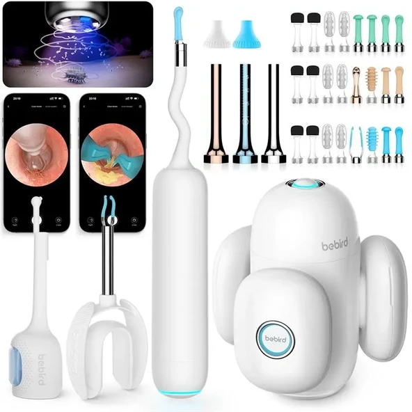 Bebird Home 30S Family Edition Wifi Görüntülü Kulak Temizleme Seti