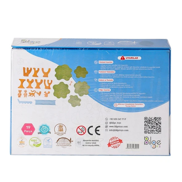 BLG-101 Ahşap Hareketli Ağaçlar Denge Seti - 2