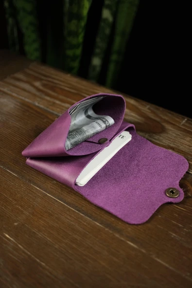 BİDERİ ZEUGMA HAKİKİ DERİ ÇITÇITLI CÜZDAN KIRMIZI - 3