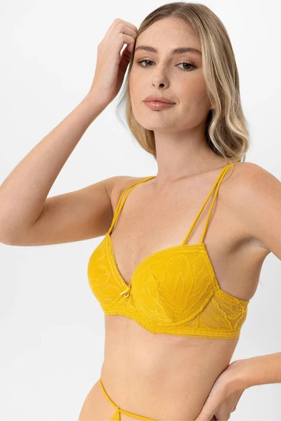Pierre Cardin Dantelli Soft Push Up Sütyen Takım - 11