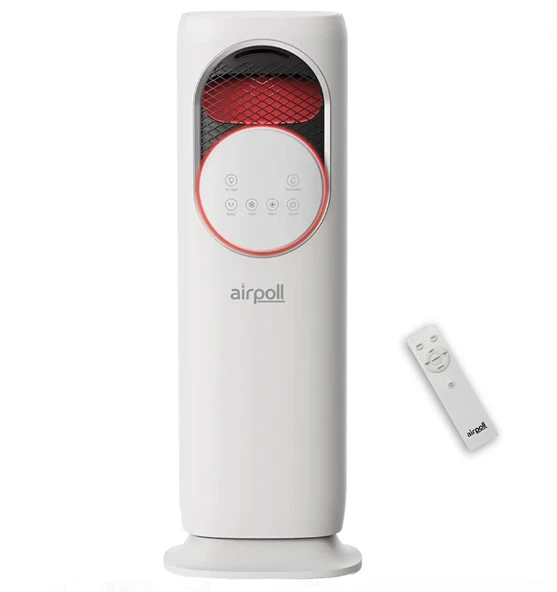 Airpoll HF01 Uzaktan Kumandalı Sıcak & Soğuk Su ve Buz Hazneli Dikey Vantilatör - 2