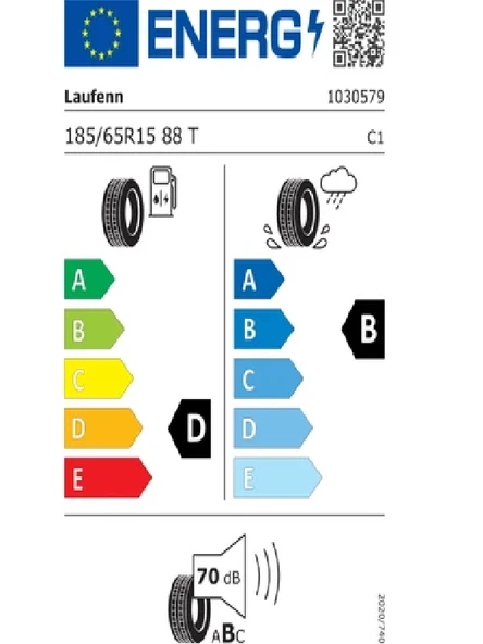 Laufenn 185/65R15 88T G Fit Eq+ Lk41 Oto Yaz Lastiği (Üretim Yılı:2025) - Resim 2