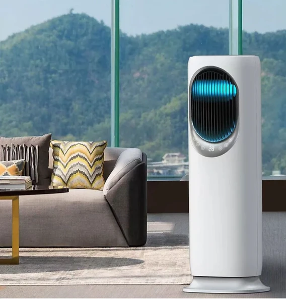 Airpoll HF02 Uzaktan Kumandalı Sıcak & Soğuk Su ve Buz Hazneli Dikey Vantilatör - 2