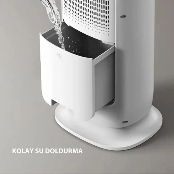 Airpoll HF01 Uzaktan Kumandalı Sıcak & Soğuk Su ve Buz Hazneli Dikey Vantilatör - 4