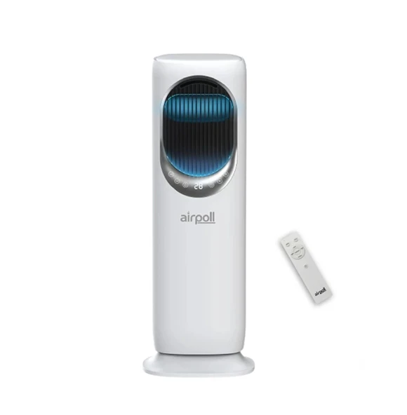 Airpoll HF02 Uzaktan Kumandalı Sıcak & Soğuk Su ve Buz Hazneli Dikey Vantilatör
