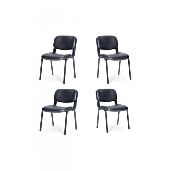 CLK Form Ofis Bekleme Misafir Sandalyesi Koltuğu 4'lü ClkForm