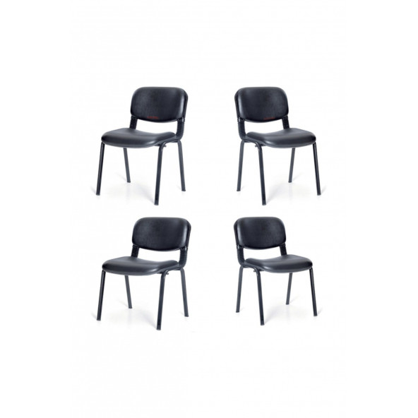 CLK Form Ofis Bekleme Misafir Sandalyesi Koltuğu 4'lü ClkForm