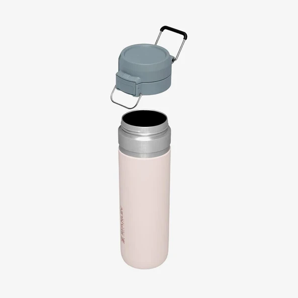 Stanley The Quick-Flip Water Bottle 0.70L / 24oz Rose Quartz Termos - Resim 2
