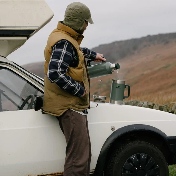 Stanley 2.5Qt Classic Vac Btl H. Green Eu-1 Termos - Resim 6