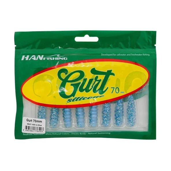 Hanfish Gurt 7cm LRF Silikon Yem - Resim 2