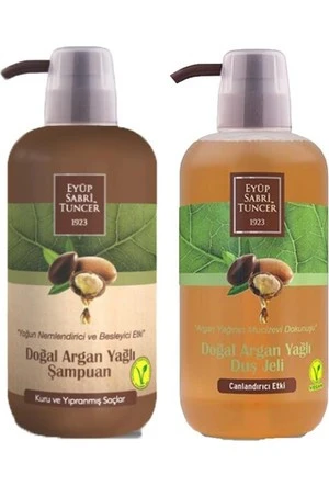 Eyüp Sabri Tuncer Doğal Argan Yağlı Şampuan Ve Duş Jeli 600 Ml