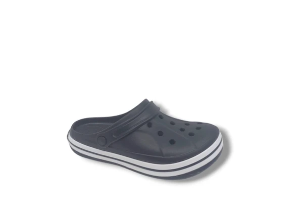 Cflex 22233 Unisex Siyah Beyaz Siyah Sabo Terlik Sandalet - 4