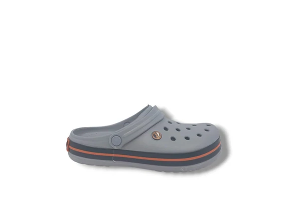 Cflex 145 Unisex Gri Turuncu Siyah Sabo Terlik Sandalet