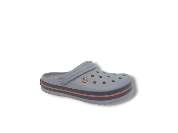 Cflex 145 Unisex Gri Turuncu Siyah Sabo Terlik Sandalet - 5