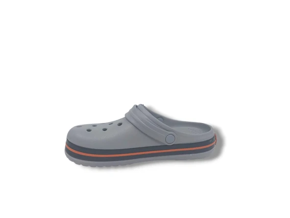 Cflex 145 Unisex Gri Turuncu Siyah Sabo Terlik Sandalet - 4