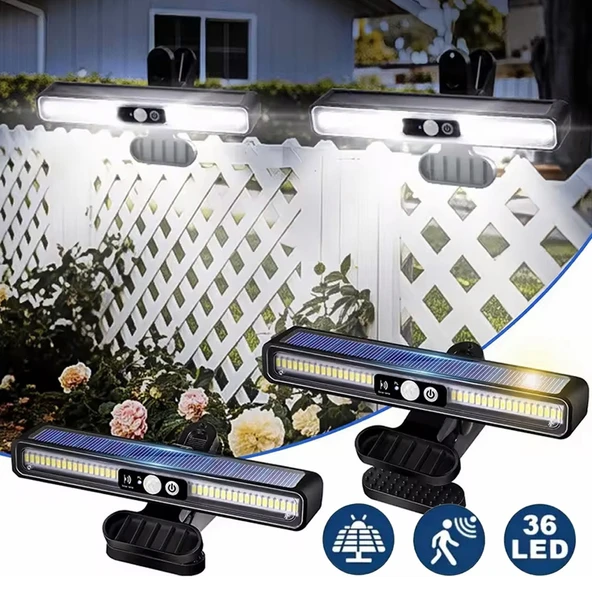 Greentech Güneş Enerjili Hareket Sensörlü Mandallı LED Aydınlatma / GT-SL29 - 10