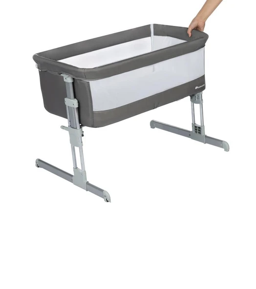 Bebeconfort Calidoo Yüksekliği Ayarlanabilir Anne Yanı Beşik Tinted Grey - 3