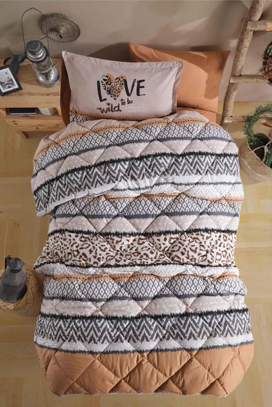 Clasy %100 Pamuk Ranforce Tek Kişilik Uyku Seti - 2