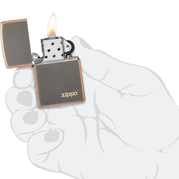 Zippo 49839ZL-094891 Rustic Bronze Zippo Lasered Çakmak - 4