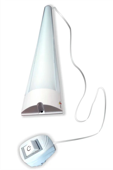 Uzun 120cm Fişli Düğmeli Mutfak Tezgah Dolap Raf Altı Işık Aydınlatma Lambası Bantı Bandı Armatürü